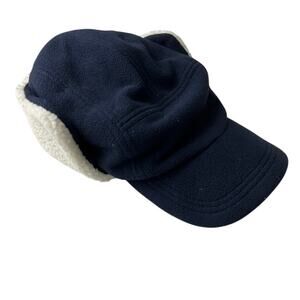 Madewell Fleece Trapper Hat Blue